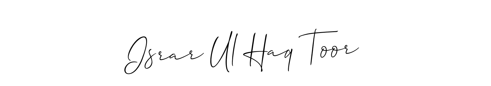 You can use this online signature creator to create a handwritten signature for the name Israr Ul Haq Toor. This is the best online autograph maker. Israr Ul Haq Toor signature style 2 images and pictures png