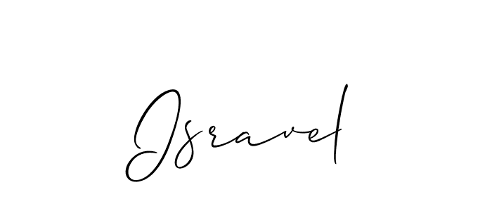 Best and Professional Signature Style for Isravel. Allison_Script Best Signature Style Collection. Isravel signature style 2 images and pictures png