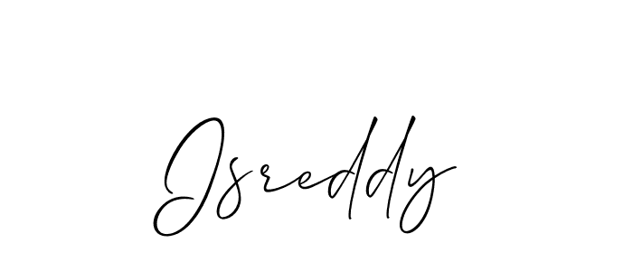 How to make Isreddy signature? Allison_Script is a professional autograph style. Create handwritten signature for Isreddy name. Isreddy signature style 2 images and pictures png