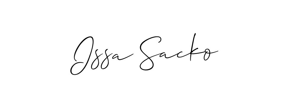 Also You can easily find your signature by using the search form. We will create Issa Sacko name handwritten signature images for you free of cost using Allison_Script sign style. Issa Sacko signature style 2 images and pictures png