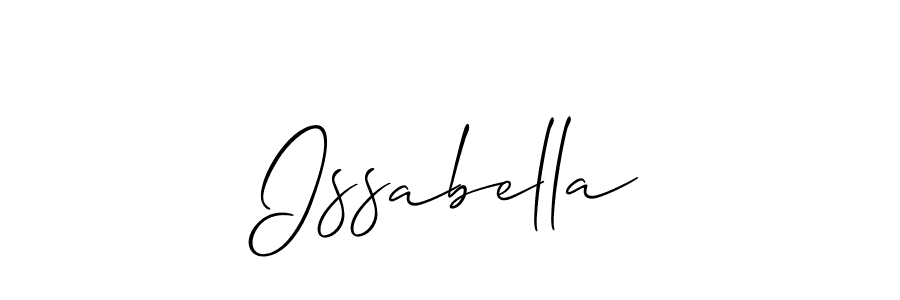 Best and Professional Signature Style for Issabella. Allison_Script Best Signature Style Collection. Issabella signature style 2 images and pictures png