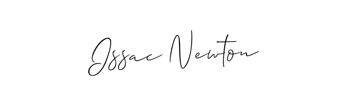 How to make Issac Newton signature? Allison_Script is a professional autograph style. Create handwritten signature for Issac Newton name. Issac Newton signature style 2 images and pictures png