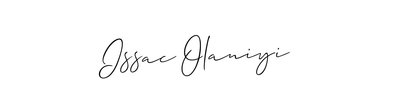 Similarly Allison_Script is the best handwritten signature design. Signature creator online .You can use it as an online autograph creator for name Issac Olaniyi. Issac Olaniyi signature style 2 images and pictures png