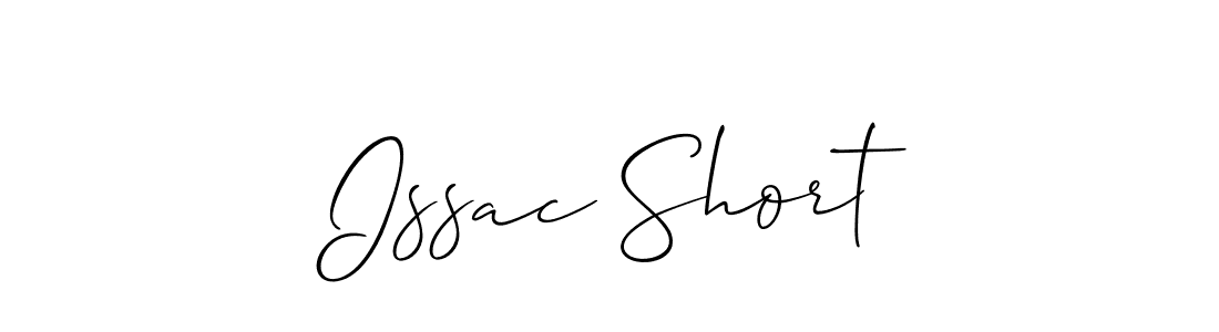 The best way (Allison_Script) to make a short signature is to pick only two or three words in your name. The name Issac Short include a total of six letters. For converting this name. Issac Short signature style 2 images and pictures png