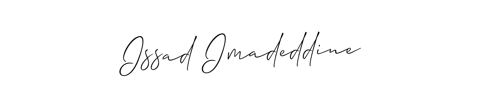 Make a beautiful signature design for name Issad Imadeddine. Use this online signature maker to create a handwritten signature for free. Issad Imadeddine signature style 2 images and pictures png