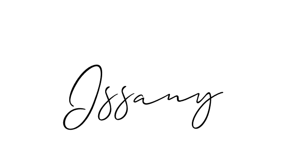 It looks lik you need a new signature style for name Issany. Design unique handwritten (Allison_Script) signature with our free signature maker in just a few clicks. Issany signature style 2 images and pictures png