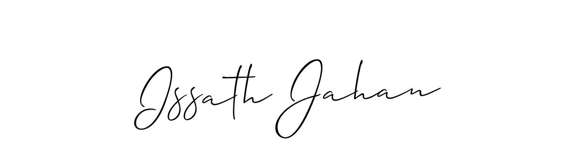 Make a beautiful signature design for name Issath Jahan. Use this online signature maker to create a handwritten signature for free. Issath Jahan signature style 2 images and pictures png