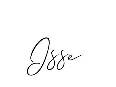 Isse stylish signature style. Best Handwritten Sign (Allison_Script) for my name. Handwritten Signature Collection Ideas for my name Isse. Isse signature style 2 images and pictures png