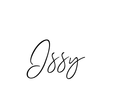 Best and Professional Signature Style for Issy. Allison_Script Best Signature Style Collection. Issy signature style 2 images and pictures png