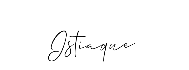 Make a beautiful signature design for name Istiaque. Use this online signature maker to create a handwritten signature for free. Istiaque signature style 2 images and pictures png