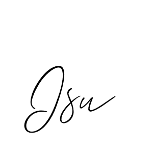 How to make Isu name signature. Use Allison_Script style for creating short signs online. This is the latest handwritten sign. Isu signature style 2 images and pictures png