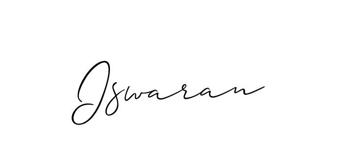 It looks lik you need a new signature style for name Iswaran. Design unique handwritten (Allison_Script) signature with our free signature maker in just a few clicks. Iswaran signature style 2 images and pictures png