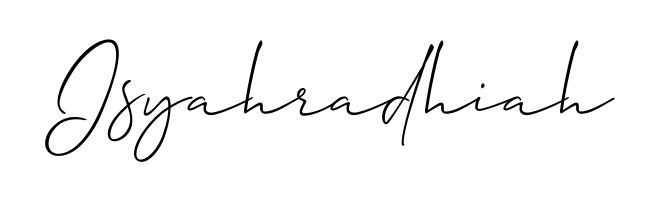 Discover how Isyahradhiah looks in an executive cursive font (Allison_Script). Perfect for legal documents, invoices, and certificates. Isyahradhiah signature style 2 images and pictures png