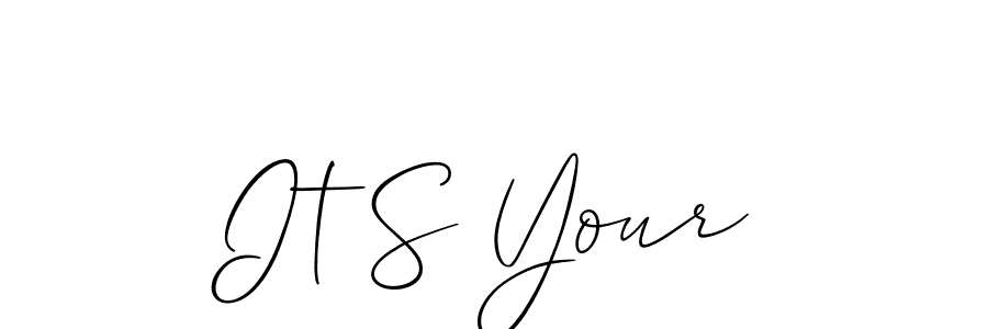 Create a beautiful signature design for name It S Your. With this signature (Allison_Script) fonts, you can make a handwritten signature for free. It S Your signature style 2 images and pictures png