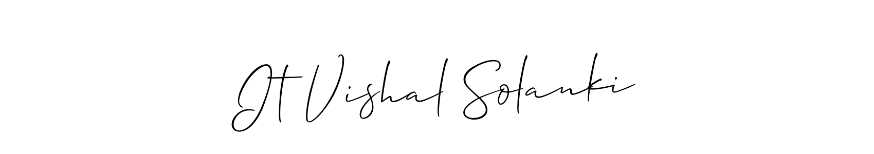 It Vishal Solanki stylish signature style. Best Handwritten Sign (Allison_Script) for my name. Handwritten Signature Collection Ideas for my name It Vishal Solanki. It Vishal Solanki signature style 2 images and pictures png
