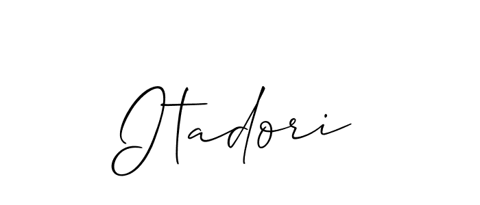 It looks lik you need a new signature style for name Itadori. Design unique handwritten (Allison_Script) signature with our free signature maker in just a few clicks. Itadori signature style 2 images and pictures png