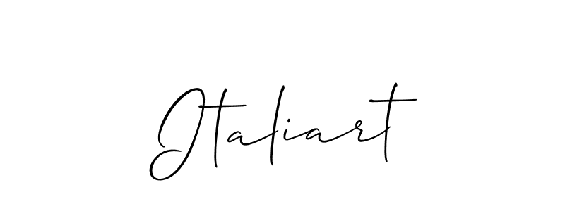 if you are searching for the best signature style for your name Italiart. so please give up your signature search. here we have designed multiple signature styles  using Allison_Script. Italiart signature style 2 images and pictures png