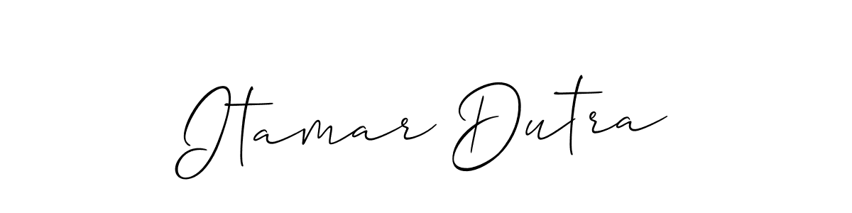 Also we have Itamar Dutra name is the best signature style. Create professional handwritten signature collection using Allison_Script autograph style. Itamar Dutra signature style 2 images and pictures png
