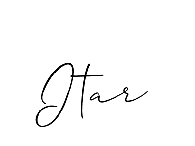 How to make Itar name signature. Use Allison_Script style for creating short signs online. This is the latest handwritten sign. Itar signature style 2 images and pictures png