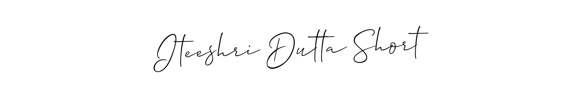 It looks lik you need a new signature style for name Iteeshri Dutta Short. Design unique handwritten (Allison_Script) signature with our free signature maker in just a few clicks. Iteeshri Dutta Short signature style 2 images and pictures png