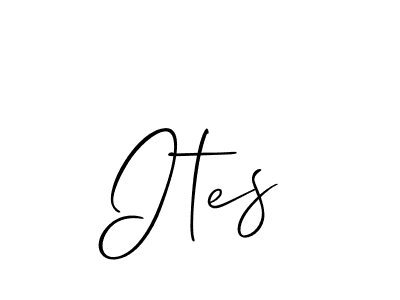 The best way (Allison_Script) to make a short signature is to pick only two or three words in your name. The name Ites include a total of six letters. For converting this name. Ites signature style 2 images and pictures png