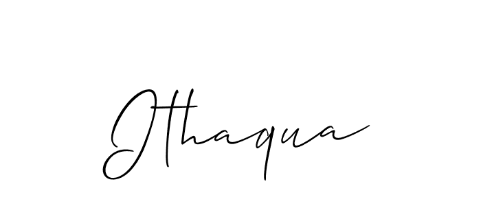 if you are searching for the best signature style for your name Ithaqua. so please give up your signature search. here we have designed multiple signature styles  using Allison_Script. Ithaqua signature style 2 images and pictures png