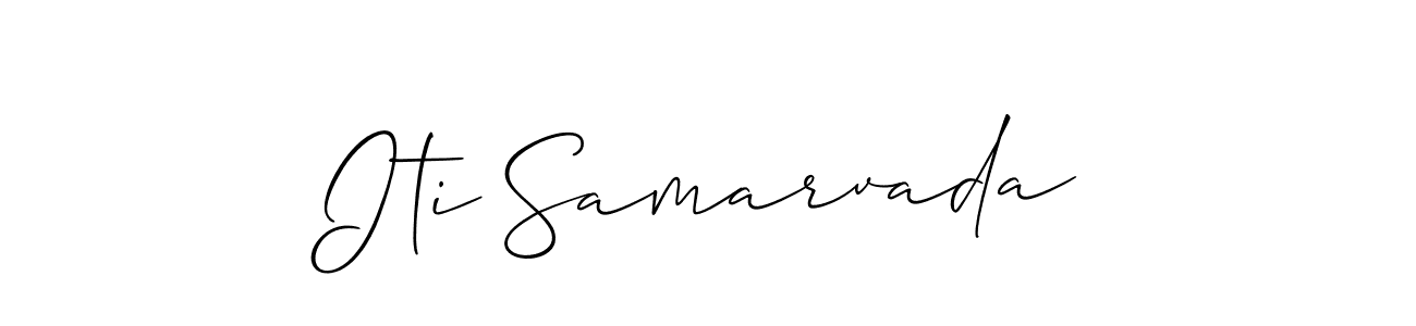 Here are the top 10 professional signature styles for the name Iti Samarvada. These are the best autograph styles you can use for your name. Iti Samarvada signature style 2 images and pictures png