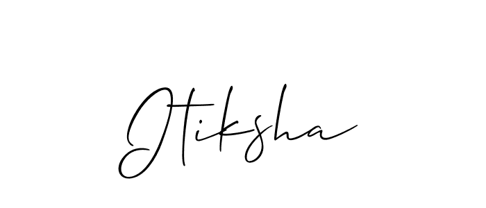 Make a beautiful signature design for name Itiksha. Use this online signature maker to create a handwritten signature for free. Itiksha signature style 2 images and pictures png