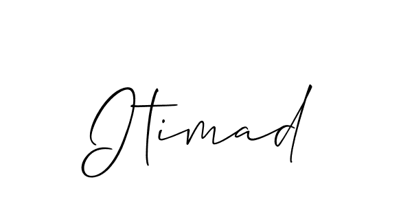 Similarly Allison_Script is the best handwritten signature design. Signature creator online .You can use it as an online autograph creator for name Itimad. Itimad signature style 2 images and pictures png