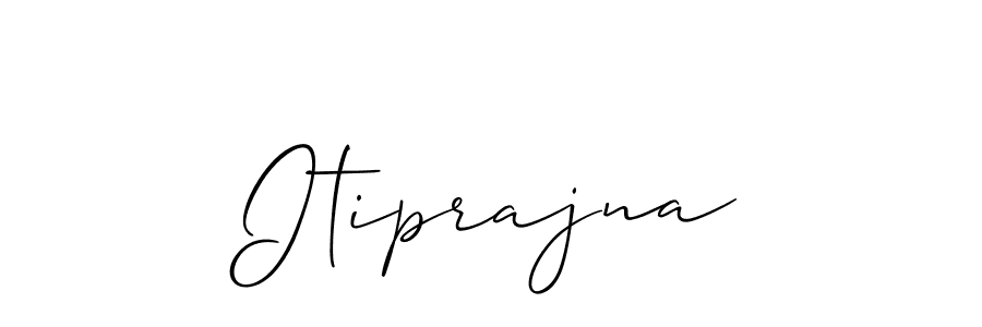 Make a beautiful signature design for name Itiprajna. Use this online signature maker to create a handwritten signature for free. Itiprajna signature style 2 images and pictures png