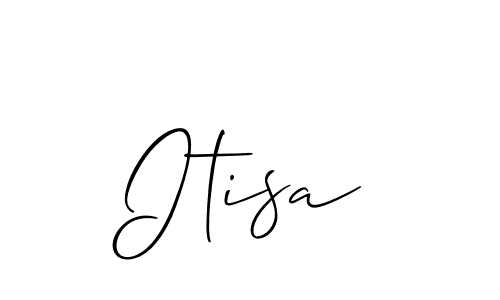 if you are searching for the best signature style for your name Itisa. so please give up your signature search. here we have designed multiple signature styles  using Allison_Script. Itisa signature style 2 images and pictures png