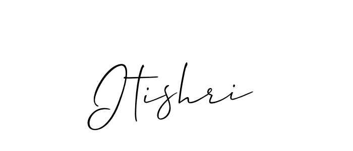 How to Draw Itishri signature style? Allison_Script is a latest design signature styles for name Itishri. Itishri signature style 2 images and pictures png