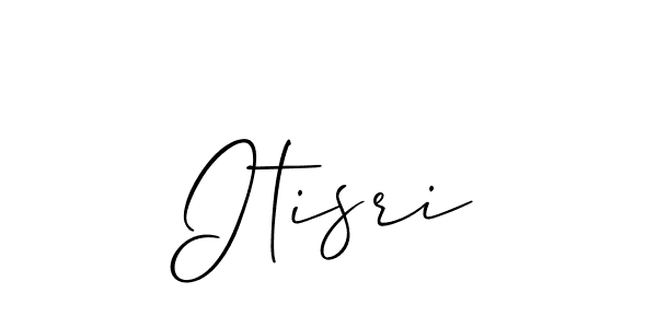 if you are searching for the best signature style for your name Itisri. so please give up your signature search. here we have designed multiple signature styles  using Allison_Script. Itisri signature style 2 images and pictures png