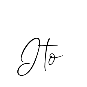 How to make Ito name signature. Use Allison_Script style for creating short signs online. This is the latest handwritten sign. Ito signature style 2 images and pictures png