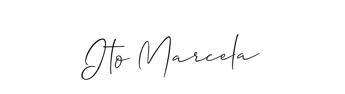 Here are the top 10 professional signature styles for the name Ito Marcela. These are the best autograph styles you can use for your name. Ito Marcela signature style 2 images and pictures png