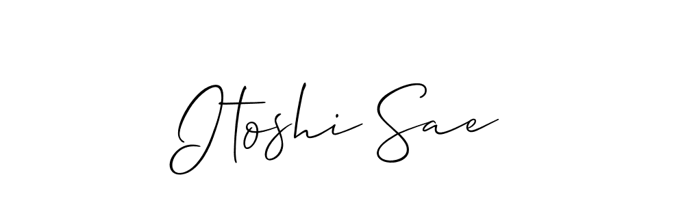 Make a beautiful signature design for name Itoshi Sae. Use this online signature maker to create a handwritten signature for free. Itoshi Sae signature style 2 images and pictures png