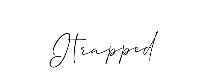 Here are the top 10 professional signature styles for the name Itrapped. These are the best autograph styles you can use for your name. Itrapped signature style 2 images and pictures png
