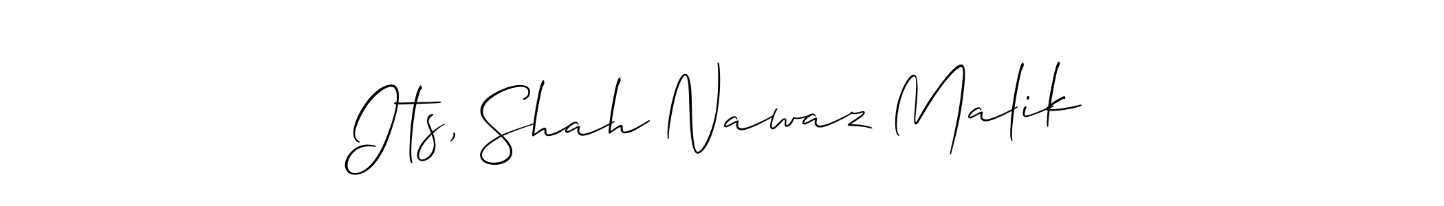 How to Draw Its, Shah Nawaz Malik signature style? Allison_Script is a latest design signature styles for name Its, Shah Nawaz Malik. Its, Shah Nawaz Malik signature style 2 images and pictures png