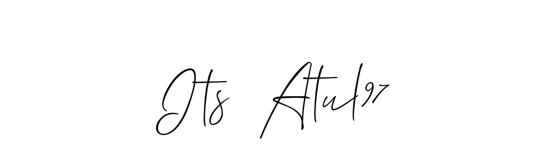 Make a beautiful signature design for name Its  Atul97. With this signature (Allison_Script) style, you can create a handwritten signature for free. Its  Atul97 signature style 2 images and pictures png