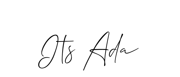 It looks lik you need a new signature style for name Its Ada. Design unique handwritten (Allison_Script) signature with our free signature maker in just a few clicks. Its Ada signature style 2 images and pictures png