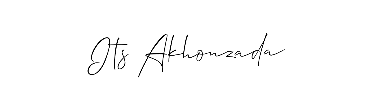 Also You can easily find your signature by using the search form. We will create Its Akhonzada name handwritten signature images for you free of cost using Allison_Script sign style. Its Akhonzada signature style 2 images and pictures png