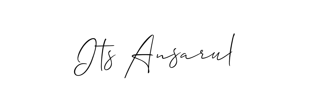 This is the best signature style for the Its Ansarul name. Also you like these signature font (Allison_Script). Mix name signature. Its Ansarul signature style 2 images and pictures png