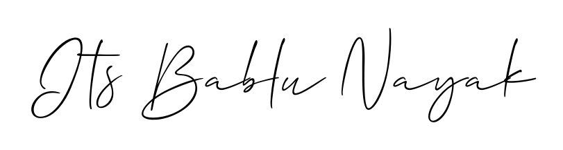 Generate high-definition signature styles for Its Bablu Nayak. The Allison_Script typeface ensures crisp legibility and sophisticated design. Its Bablu Nayak signature style 2 images and pictures png