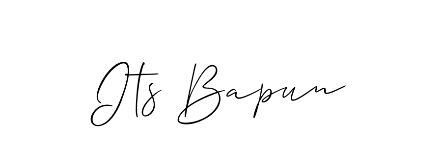 Also we have Its Bapun name is the best signature style. Create professional handwritten signature collection using Allison_Script autograph style. Its Bapun signature style 2 images and pictures png