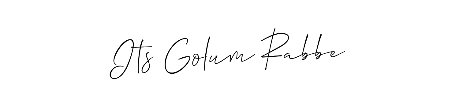 It looks lik you need a new signature style for name Its Golum Rabbe. Design unique handwritten (Allison_Script) signature with our free signature maker in just a few clicks. Its Golum Rabbe signature style 2 images and pictures png