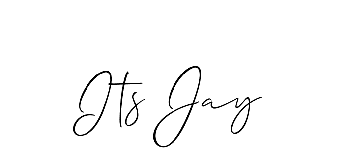 Also You can easily find your signature by using the search form. We will create Its Jay name handwritten signature images for you free of cost using Allison_Script sign style. Its Jay signature style 2 images and pictures png