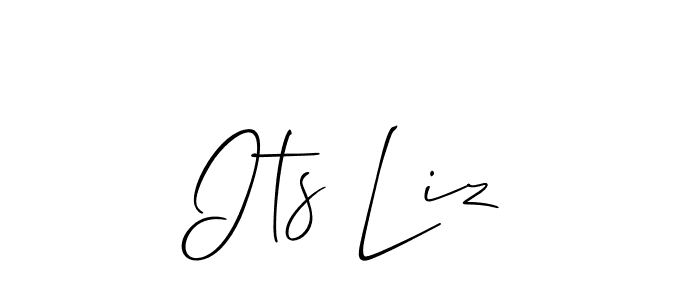 Make a beautiful signature design for name Its Liz. Use this online signature maker to create a handwritten signature for free. Its Liz signature style 2 images and pictures png