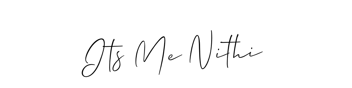 How to Draw Its Me Nithi signature style? Allison_Script is a latest design signature styles for name Its Me Nithi. Its Me Nithi signature style 2 images and pictures png