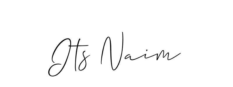 Best and Professional Signature Style for Its Naim. Allison_Script Best Signature Style Collection. Its Naim signature style 2 images and pictures png