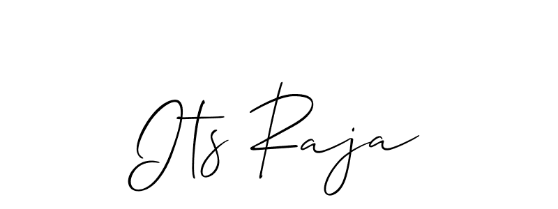 Also You can easily find your signature by using the search form. We will create Its Raja name handwritten signature images for you free of cost using Allison_Script sign style. Its Raja signature style 2 images and pictures png
